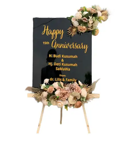 Papan Bunga Akrilik Tunggilis